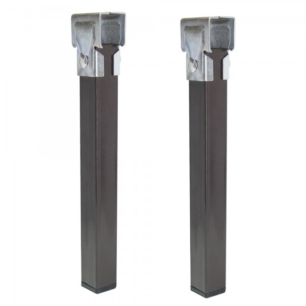 Pata somier 30x30mm. negra t-40x30 4u.