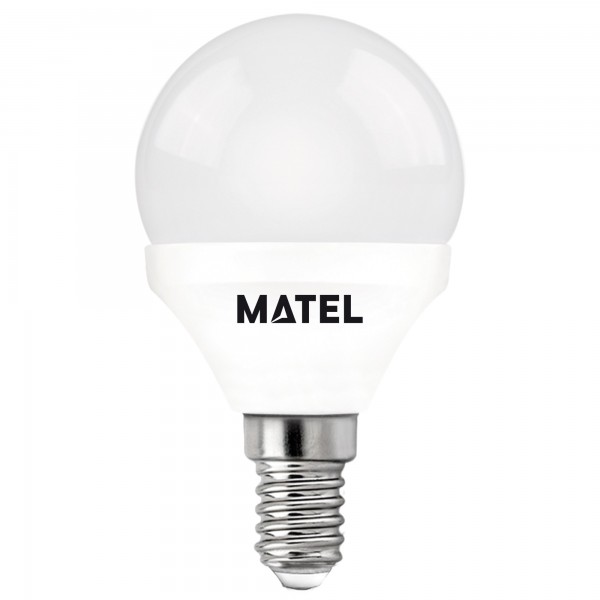 Bomb.led esferica  e14  8w.neutra (caja de 10 unidades)