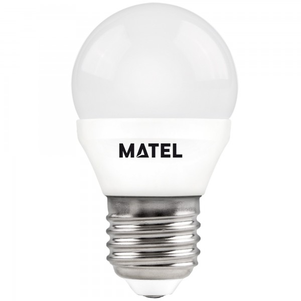 Bomb.led esferica  e27  7w.fria (caja de 10 unidades)