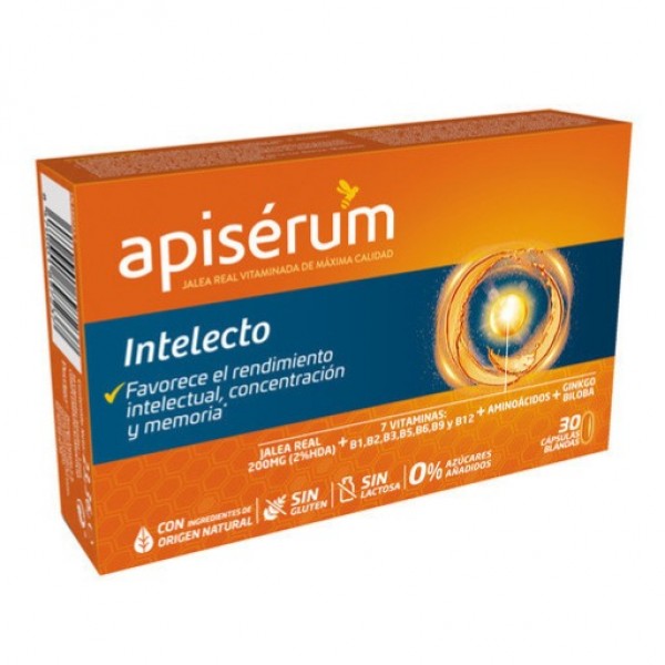 Apiserum Intelecto 30 Cápsulas