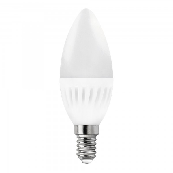 Bomb.led vela ceramica e14 10w.neutra (caja de 10 unidades)