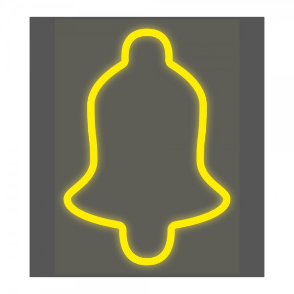 Figura flexiled campana blanco calido 71 cm