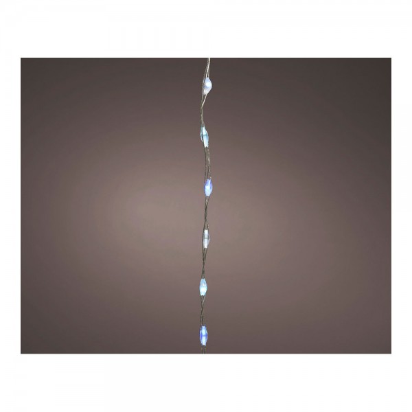 Guirnalda micro led extra dense 567 leds colores pastel parpadeante cable plata 14 m