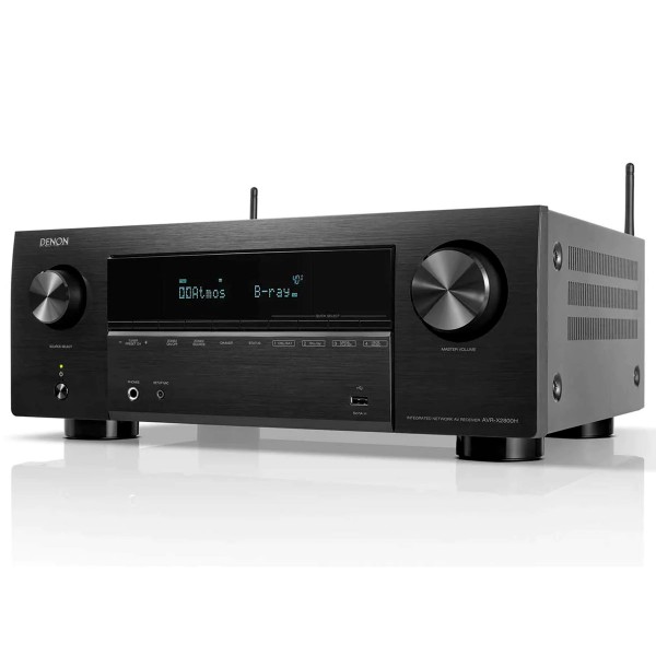 Denon avr-x2800h black / receptor av 5.2.2ch o 7.2ch 1050w 8k