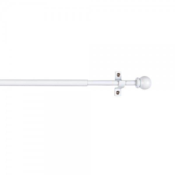 Portavisillo extensible deco esfera blanco, 70 - 120 cm