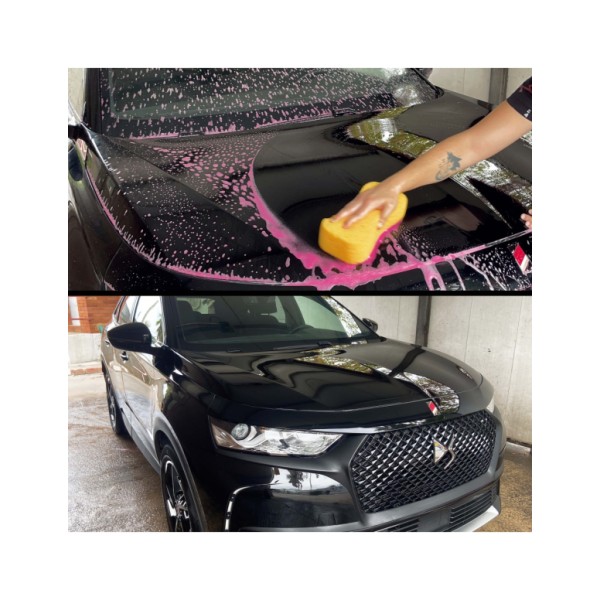 Billionaire Pink Snow Foam Champú con Espuma Activa Rosa Alto Poder de Limpieza no Mancha Aroma a Frutos del Bosque 500ml