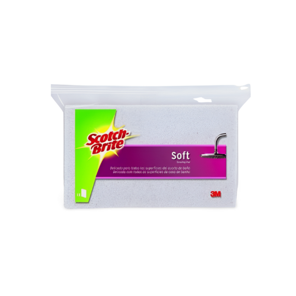 Scotch Brite estropajo Baño blanco 1 unidad
