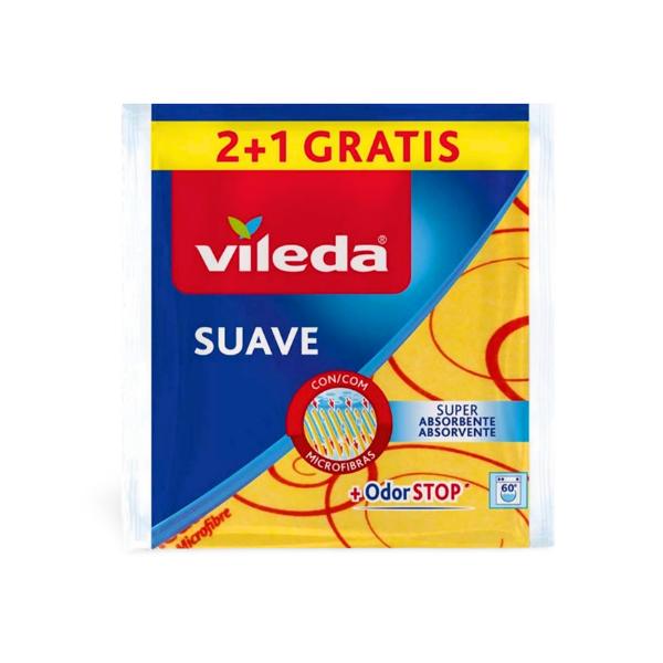 Vileda Bayeta Suaves 2 + 1