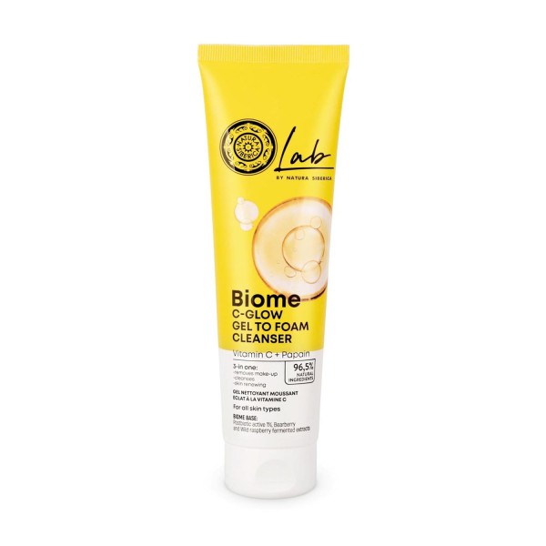 Lab biome c-glow espuma limpiadora 140ml