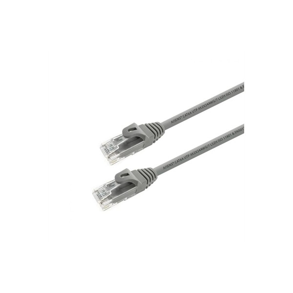 Aisens latiguillo rj45 cat.6a utp gris 10m