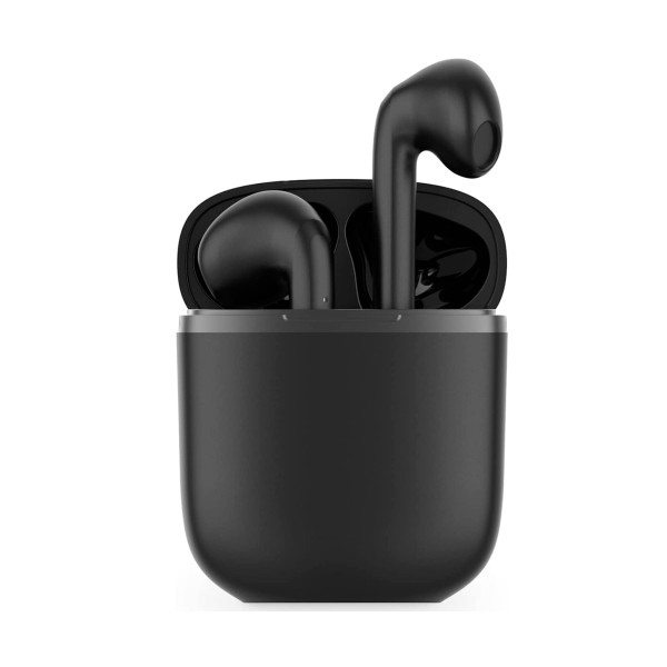 Ksix twins pro contact black / auriculares inear true wireless / 5+12h / control táctil