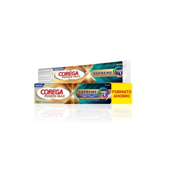 Corega Adhesivo Dental Power Max Supreme 70g