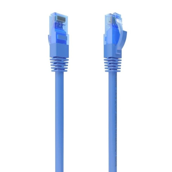 Aisens cable rj45 cat.6 utp awg26 cca azul 25cm