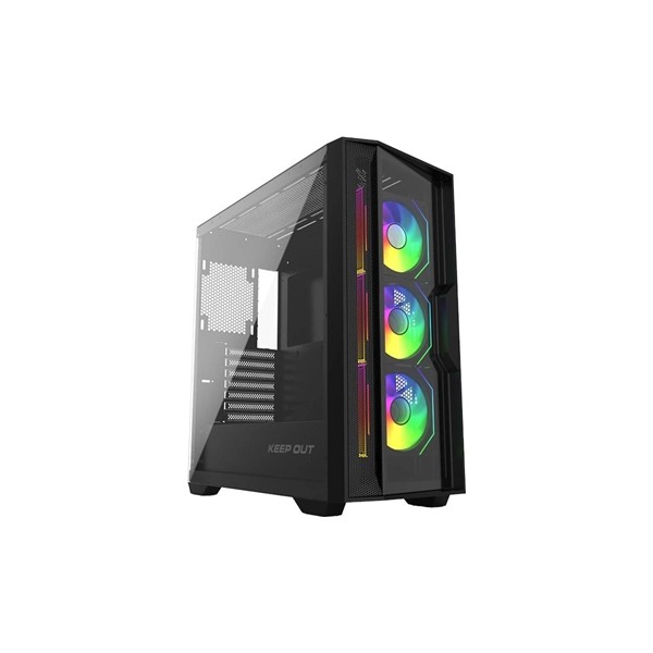 Keep out caja m-atx ko xc-500 argb usb3 blackglass