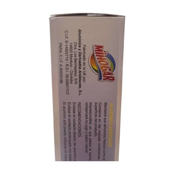 Mihogar papel de aluminio 50mt