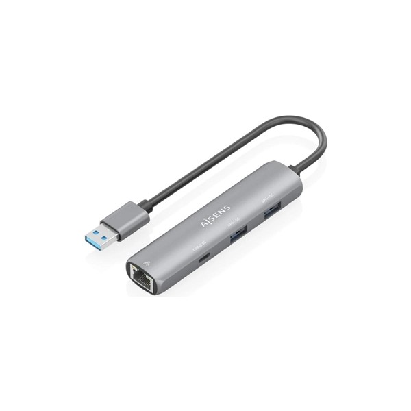 Aisens usb-a 3.0 dock a rj45 hub 1xusb-c 2xusb-a
