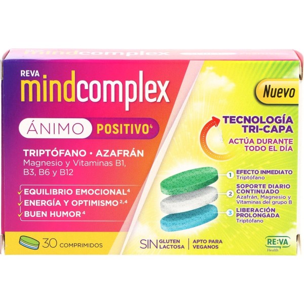 Reva Mindcomplex Animo Positivo 30 Comprimidos