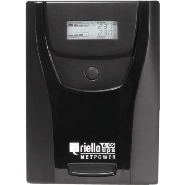 Riello netpower npw 1000 gris oscuro / sai (ups) / 4 salidas ac